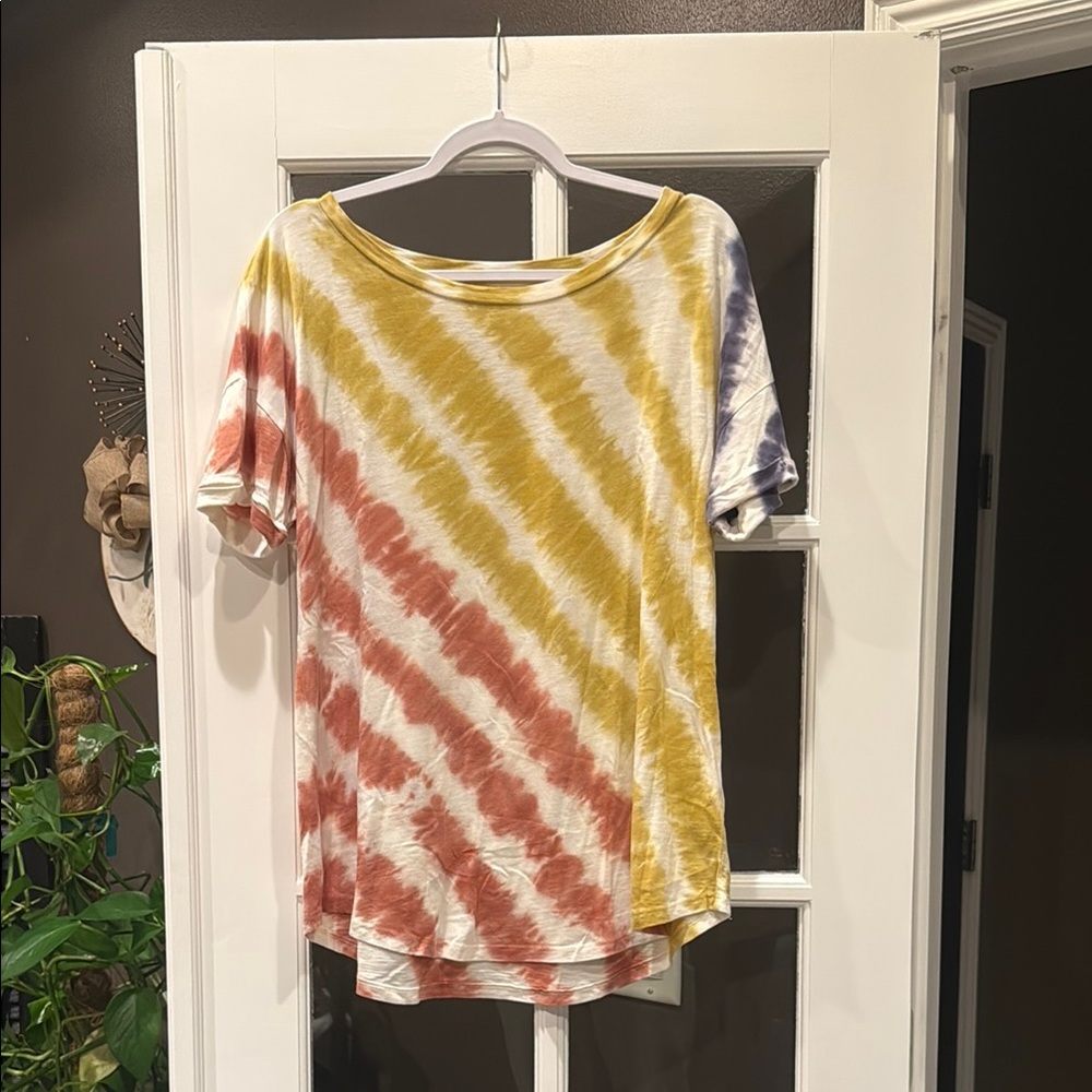 Maurices Gold and Orange Relaxed T-Shirt